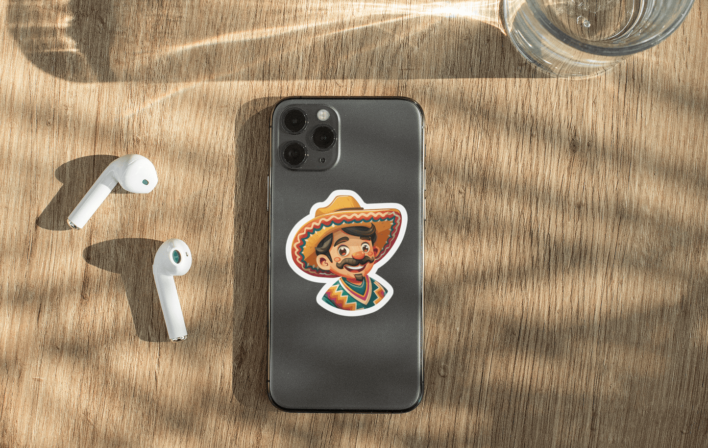 Mister Cinco Celebration Sticker - Harris Creative Designs