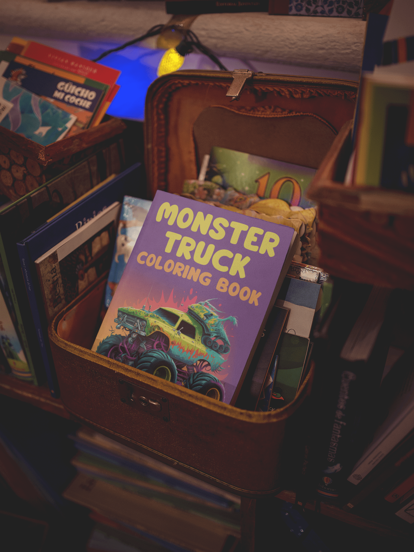 Monster Truck Coloring Book - Harris Creative Designs