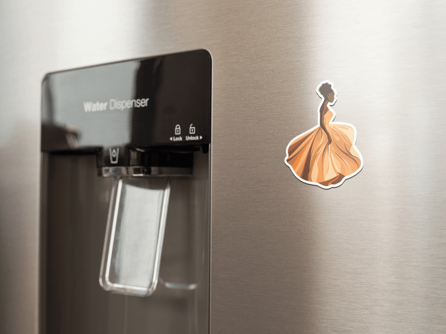 Regal Radiance in Motion Sticker - Harris Creative Designs