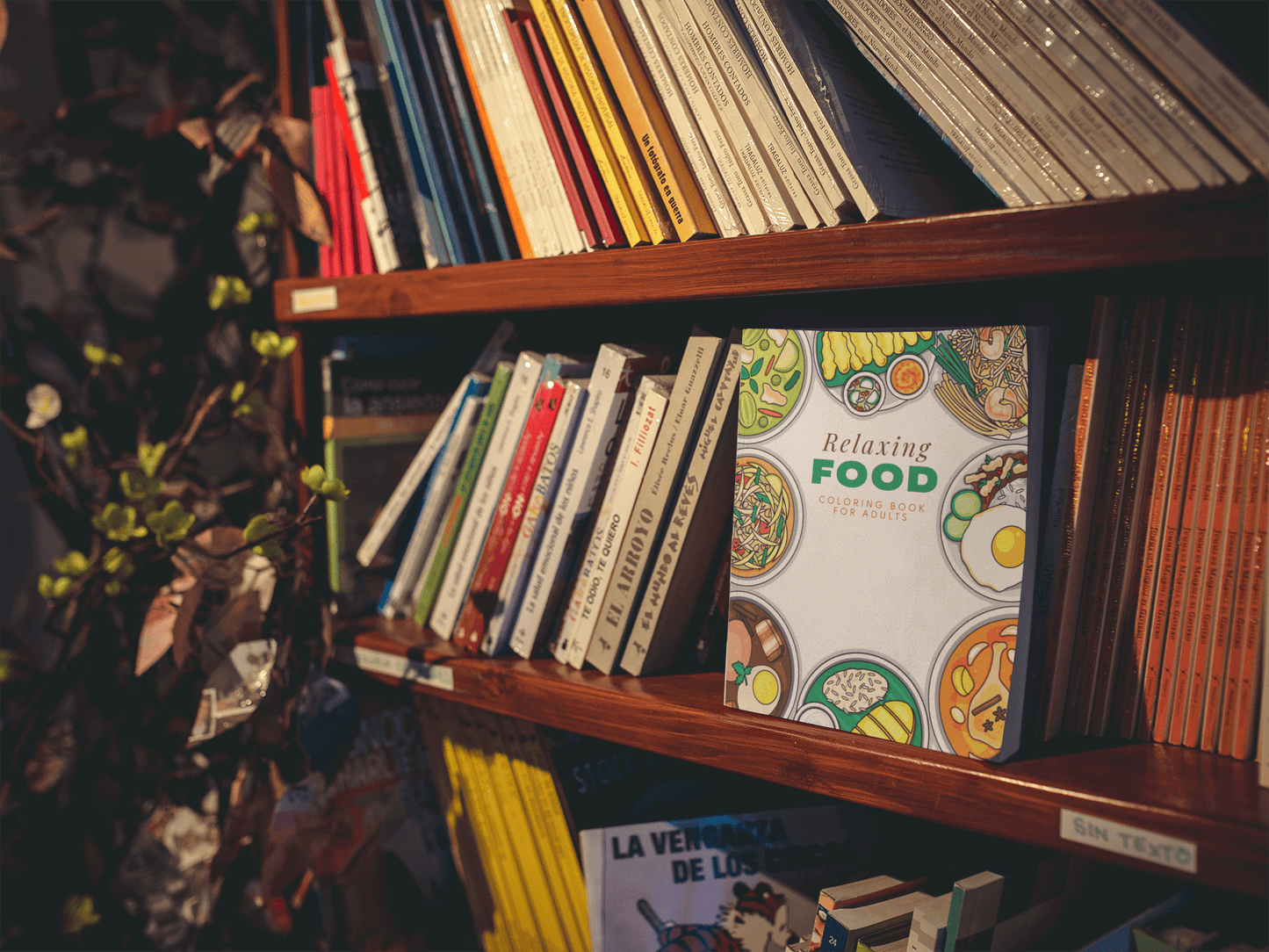 Relaxing Food Coloring Book for Adults - Harris Creative Designs