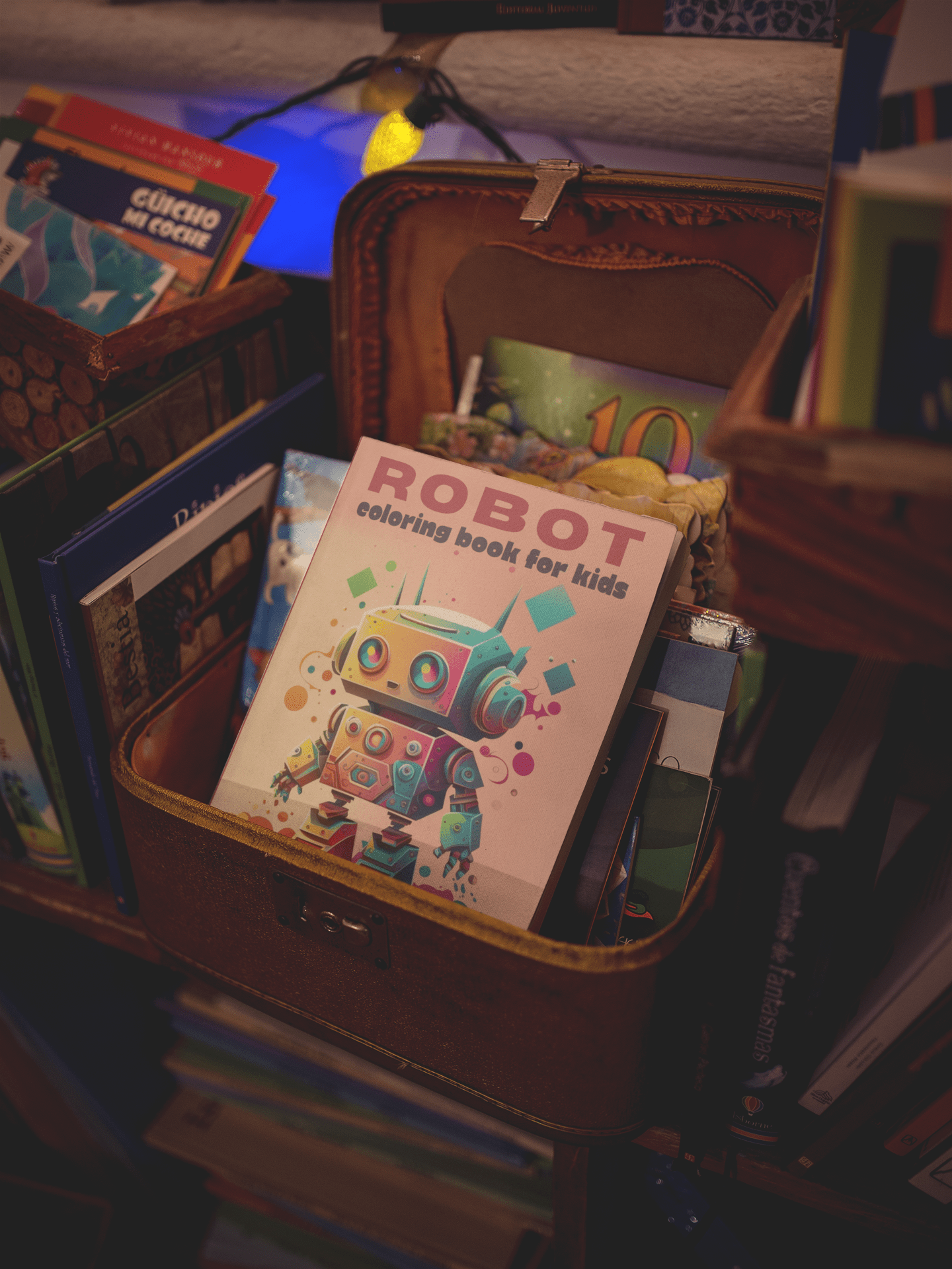 Robot Coloring Book for Kids - Harris Creative Designs