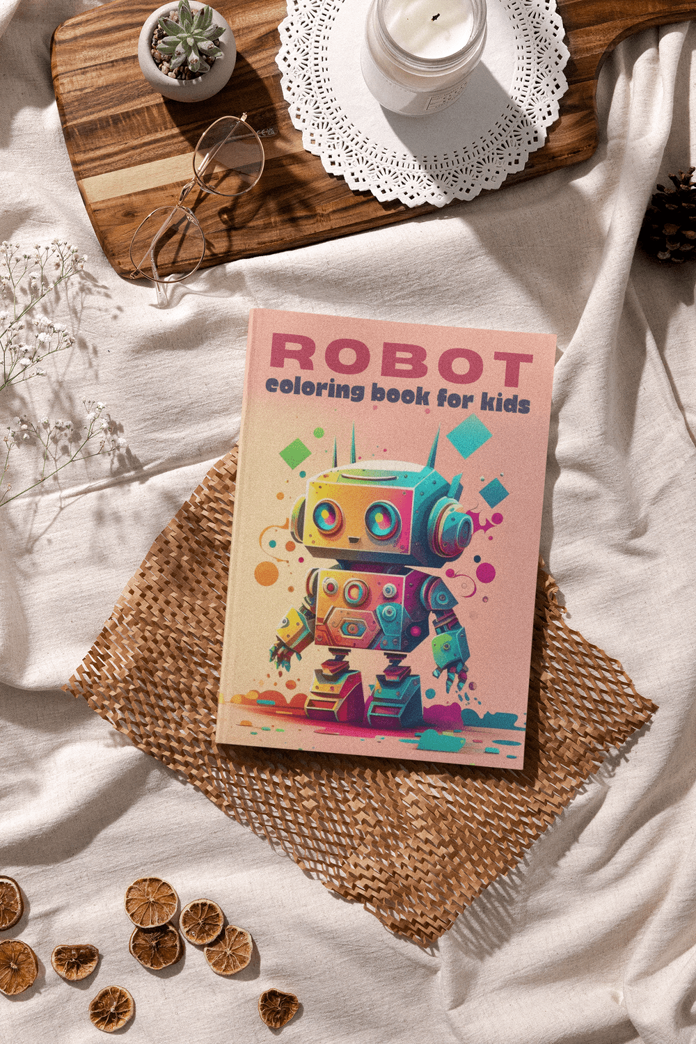 Robot Coloring Book for Kids - Harris Creative Designs