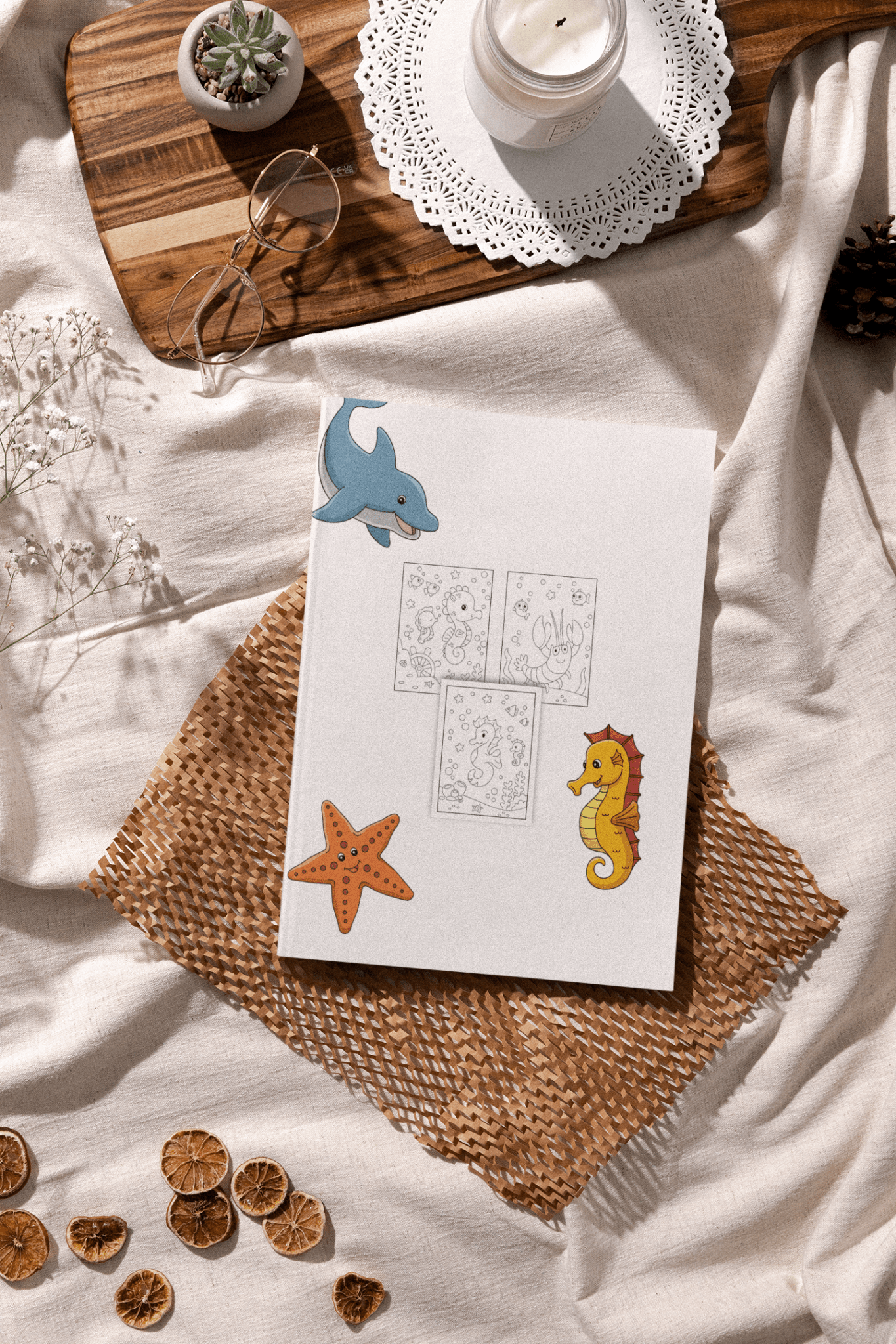 Sea Adventures Coloring Book for Kids - Harris Creative Designs