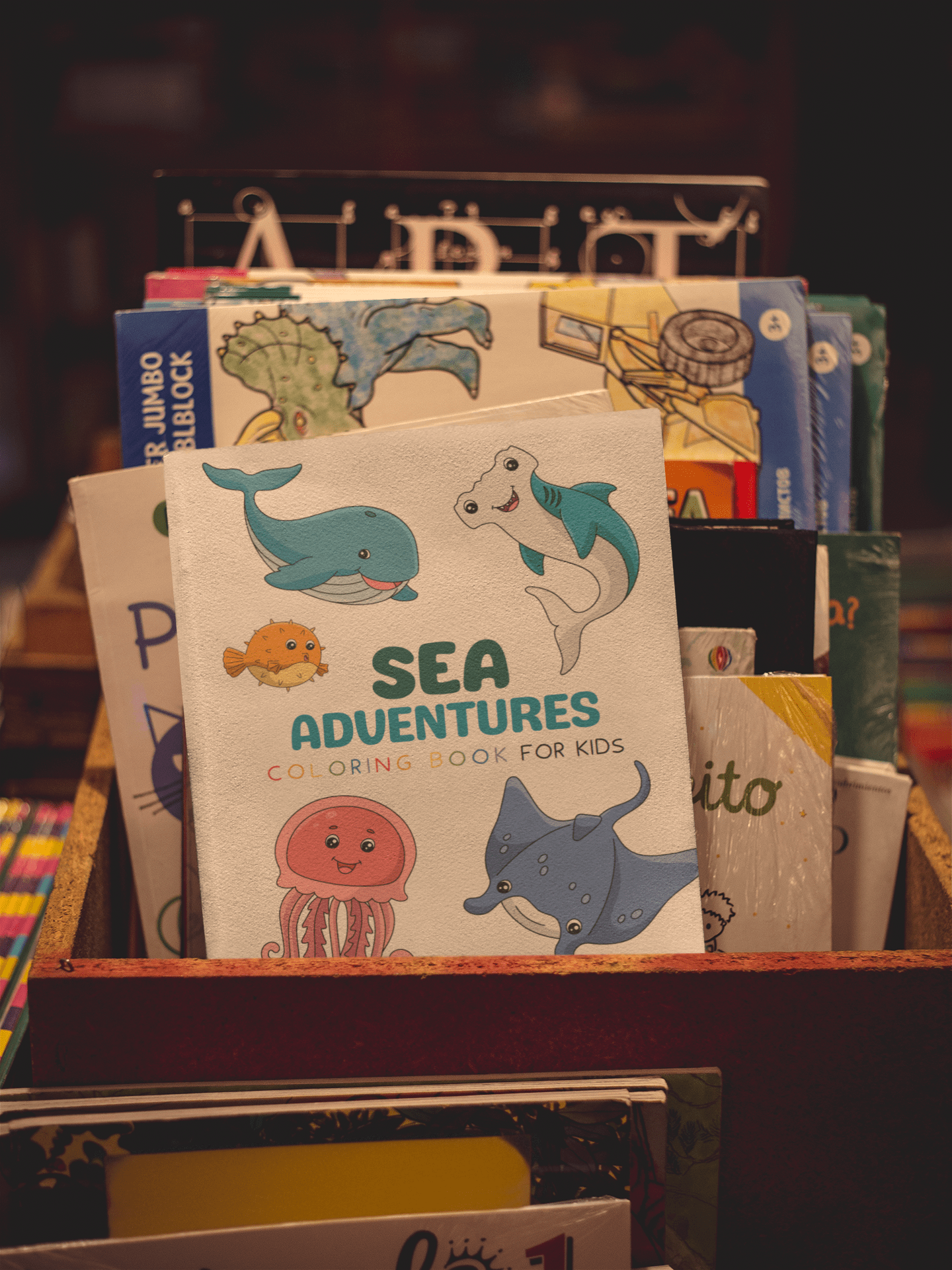 Sea Adventures Coloring Book for Kids - Harris Creative Designs