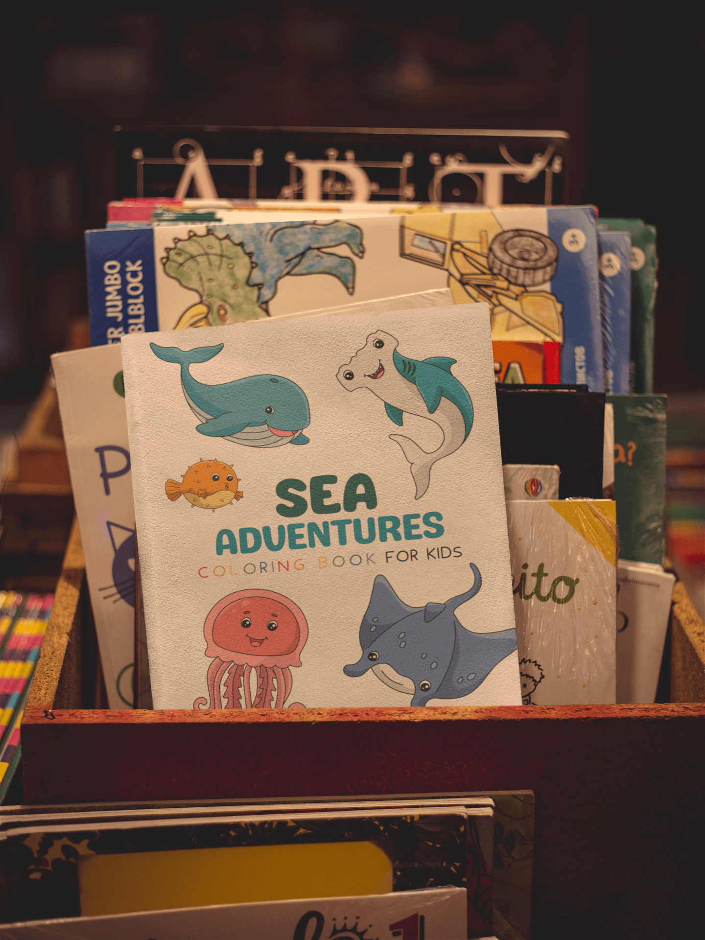Sea Adventures Coloring Book for Kids - Harris Creative Designs