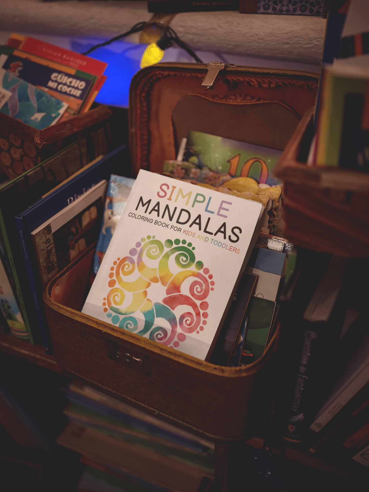 Simple Mandalas Coloring Book for Kids and Toddlers - Harris Creative Designs