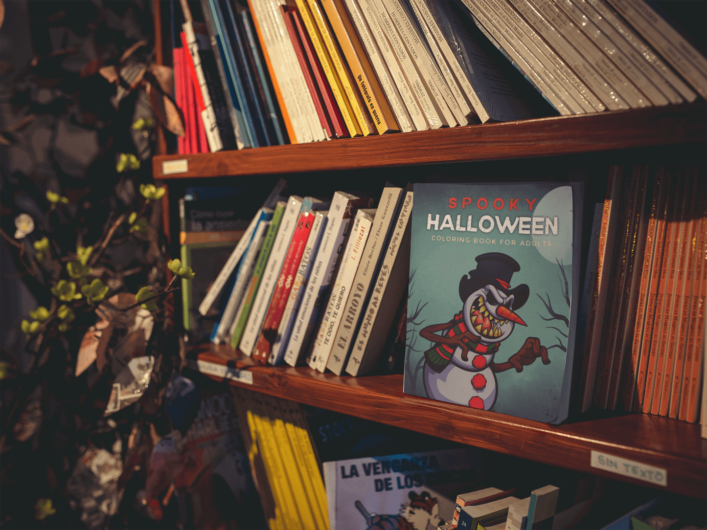 Spooky Halloween Coloring Book for Adults - Harris Creative Designs