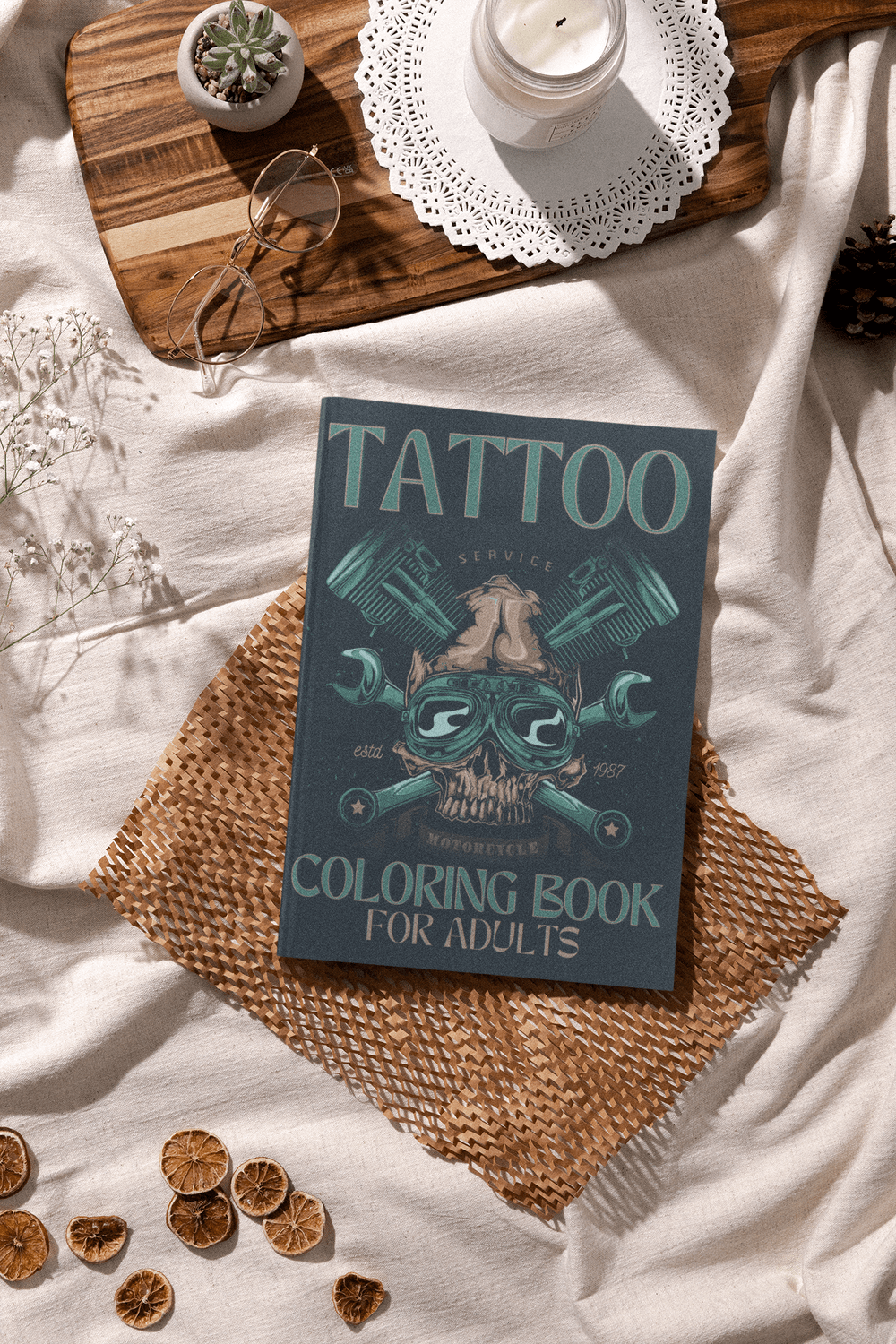 Tattoo Coloring Book for Adults - Harris Creative Designs