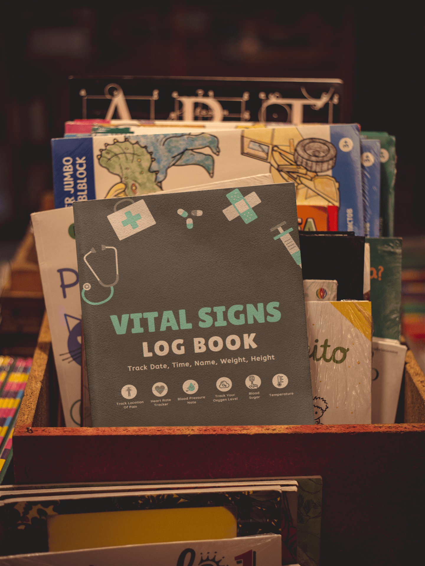 Vital Signs Log Book - Harris Creative Designs