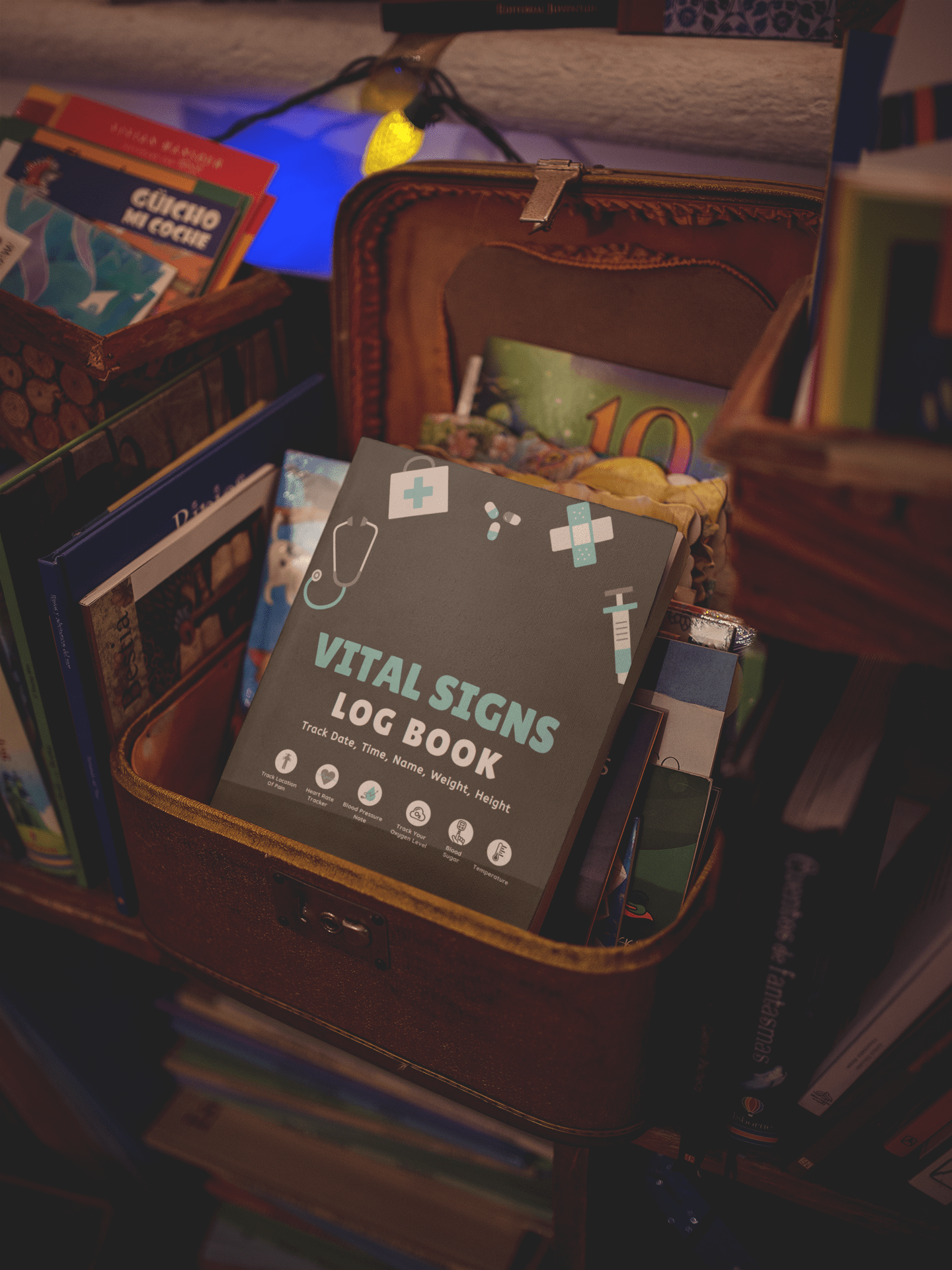 Vital Signs Log Book - Harris Creative Designs