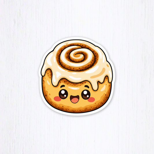 Digital-download preview of the Sunlit Select Cinnamon Roll sticker design