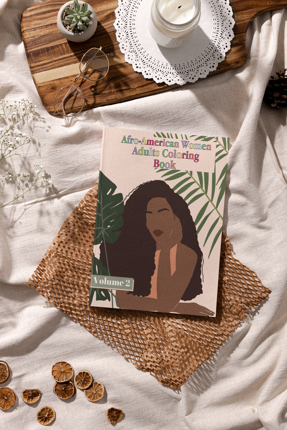 Afro-American Women Adults Coloring Book Volume 2