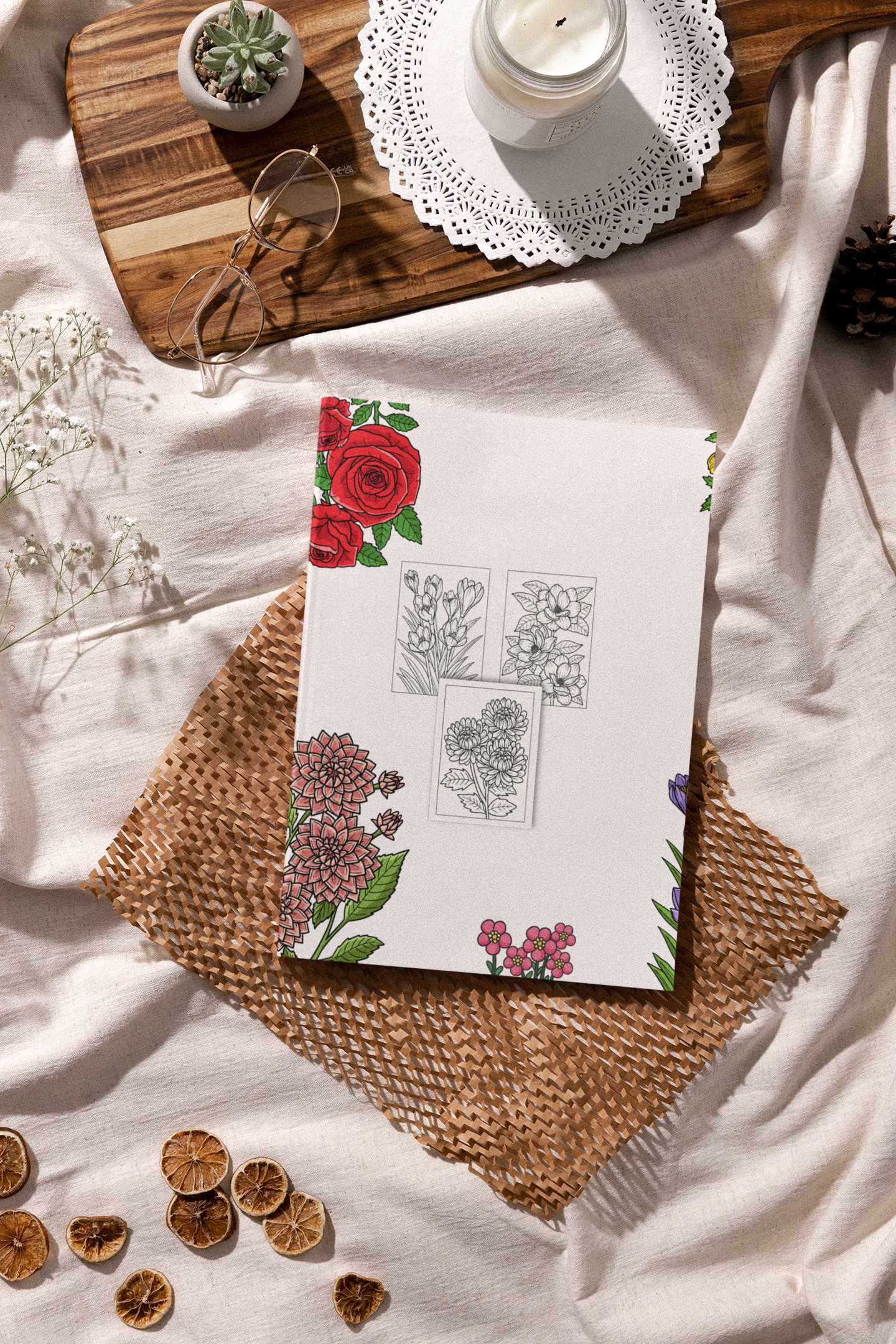 Botanical Coloring Book for Kids