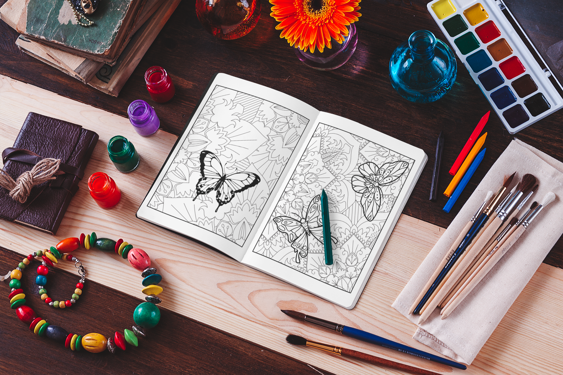 Butterfly Coloring Book