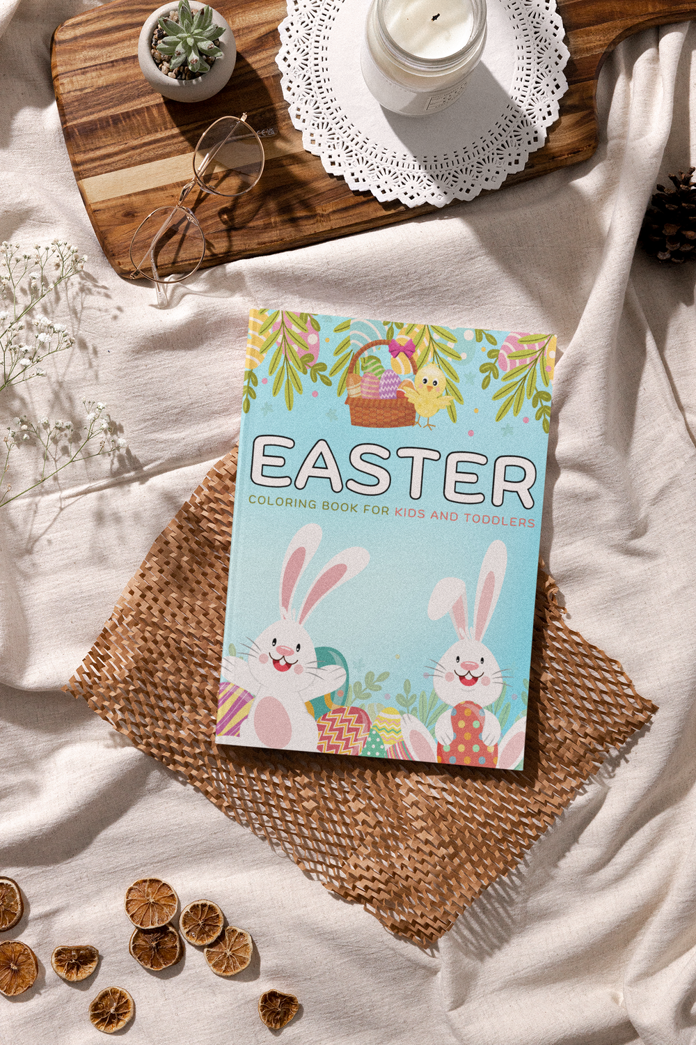 Easter Coloring Book for Kids and Toddlers