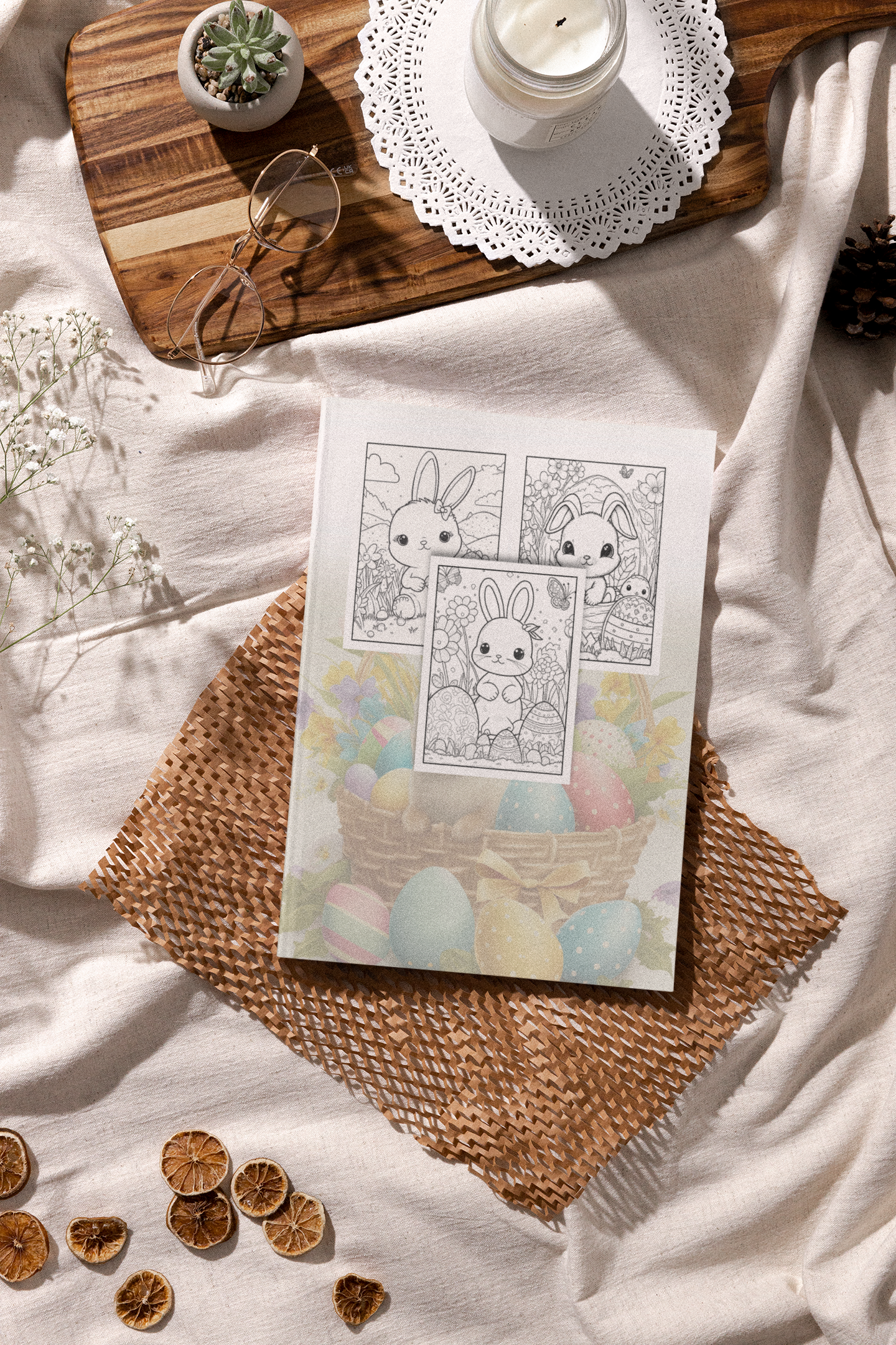 Easter Stress-Relieving Coloring Book for Adults