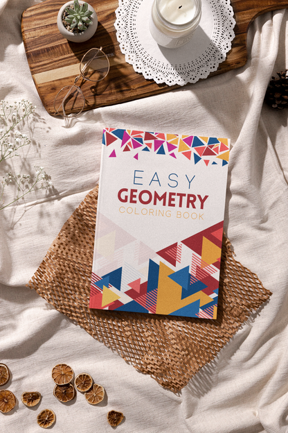 Easy Geometry Coloring Book