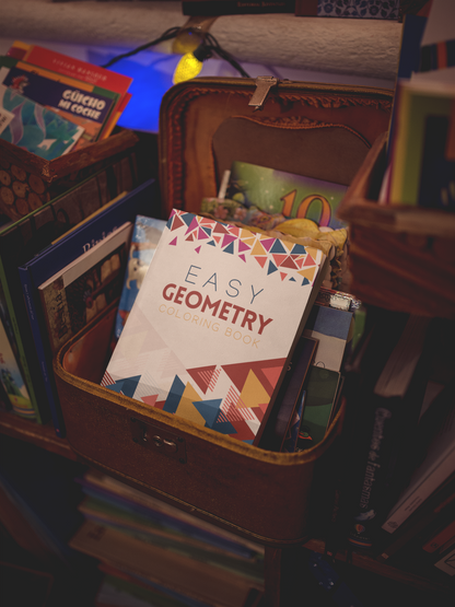 Easy Geometry Coloring Book