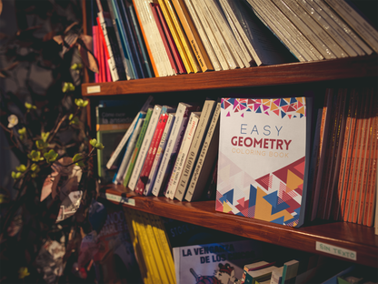 Easy Geometry Coloring Book