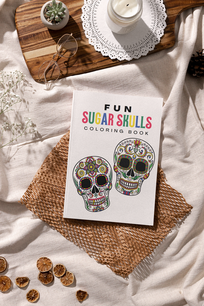 Fun Sugar Skulls Coloring Book