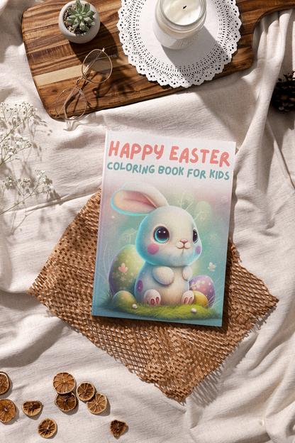 Happy Easter Coloring Book for Kids