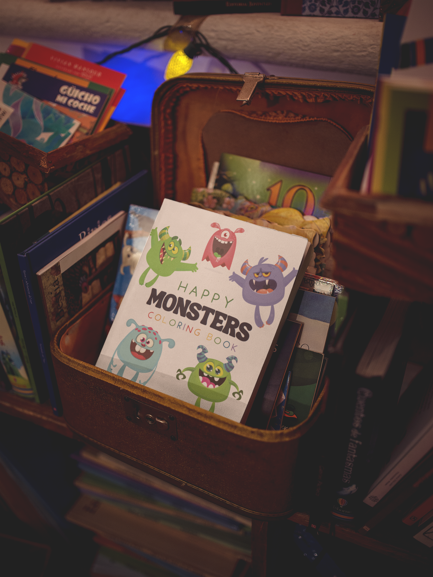 Happy Monsters Coloring Book