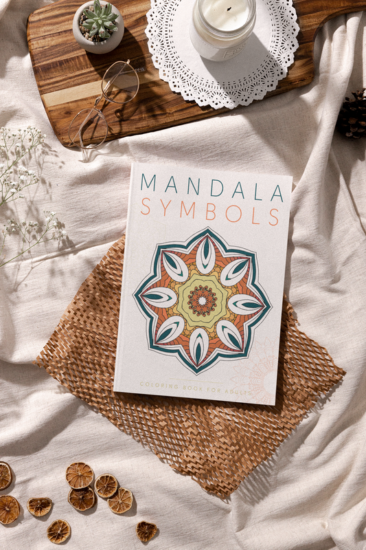 Mandala Symbols Coloring Book for Adults