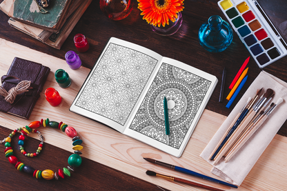 Pretty Patterns Coloring Book for Adults