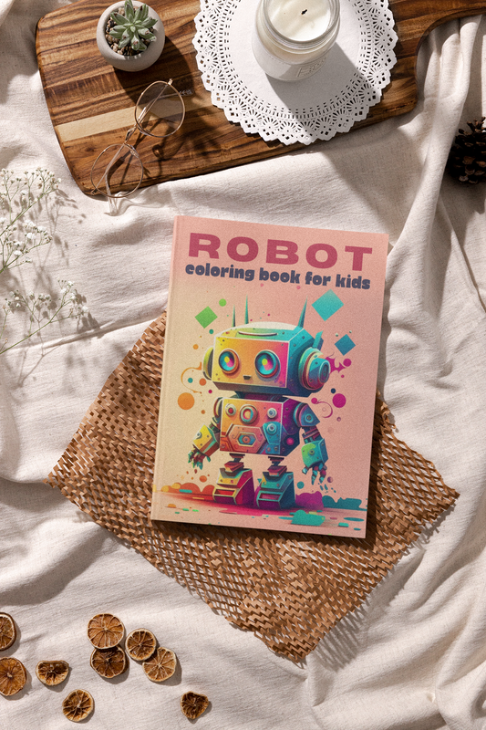 Robot Coloring Book for Kids