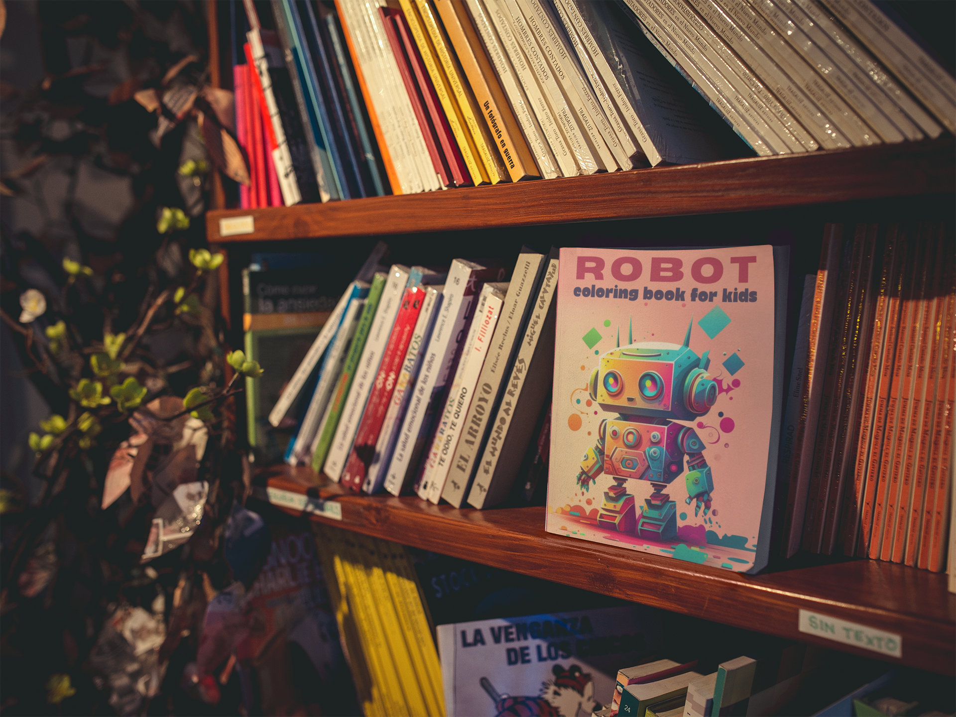 Robot Coloring Book for Kids