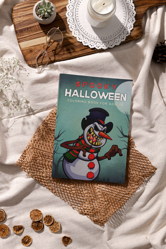 Spooky Halloween Coloring Book for Adults