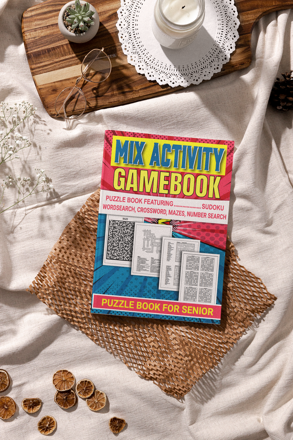 Variety Activity Book for Adults and Seniors