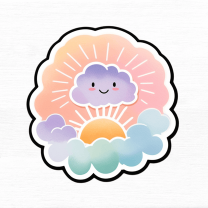Inner Glow Affirmations - Wellness & Positivity Vinyl Sticker