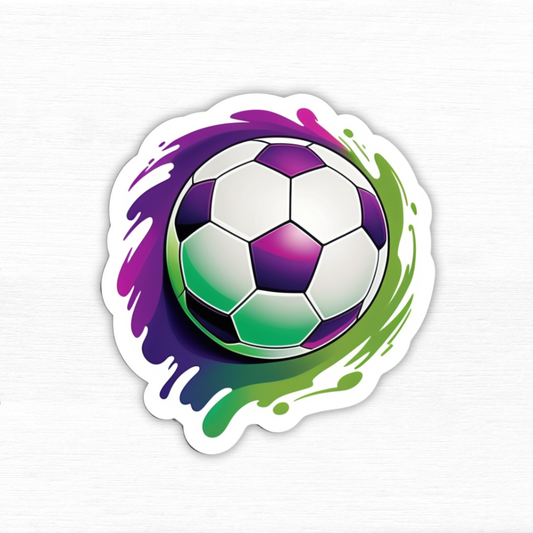 Modern Soccer Hype Vinyl Sticker