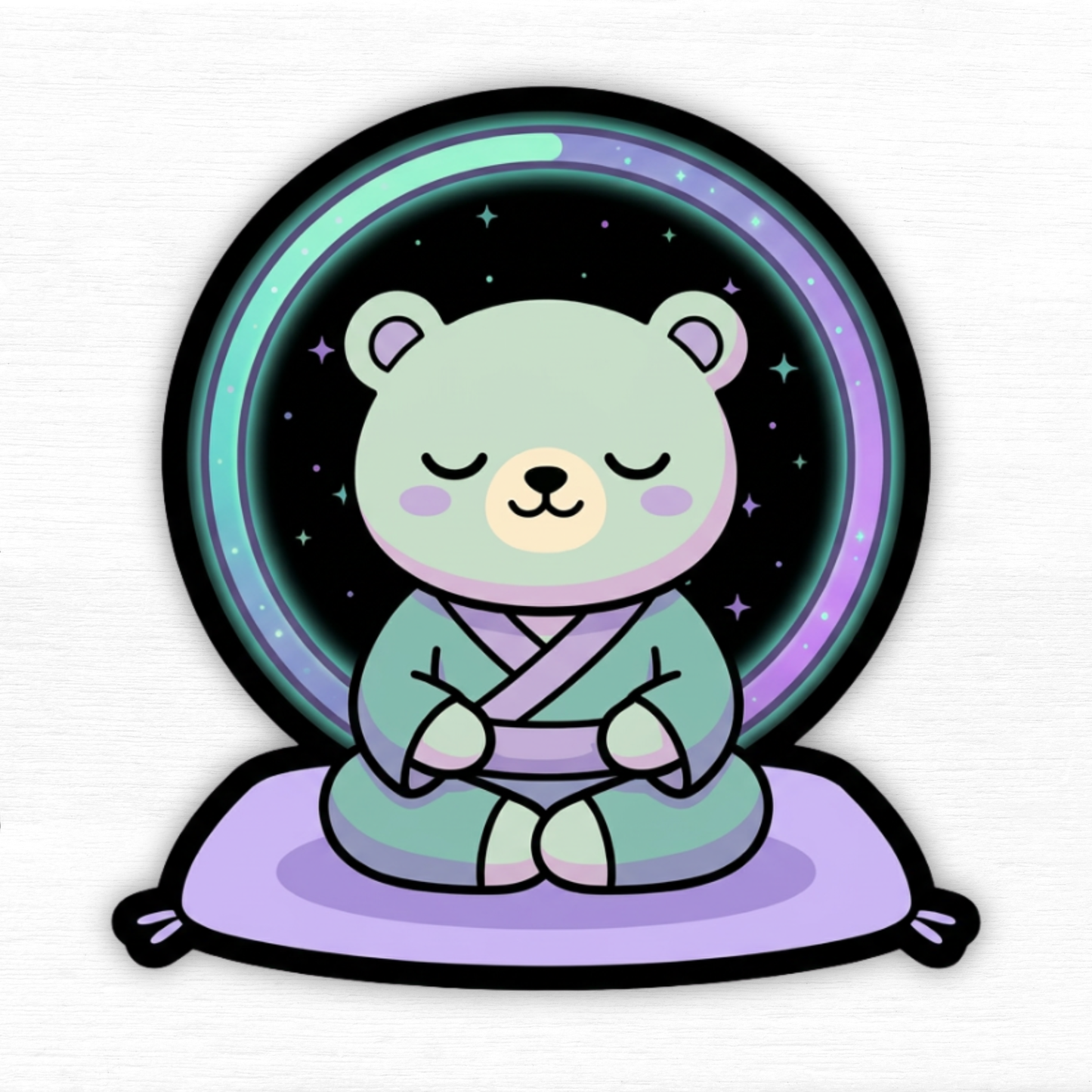 Inner Peace Loading – Kawaii Mental Health Vinyl Sticker
