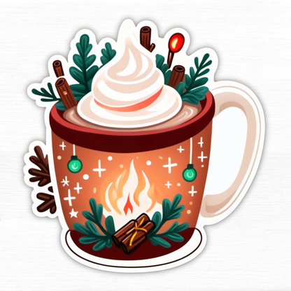 Festive Cozy Holidays Sticker