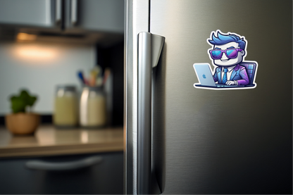 Byte Boss: Tech Motivator Sticker