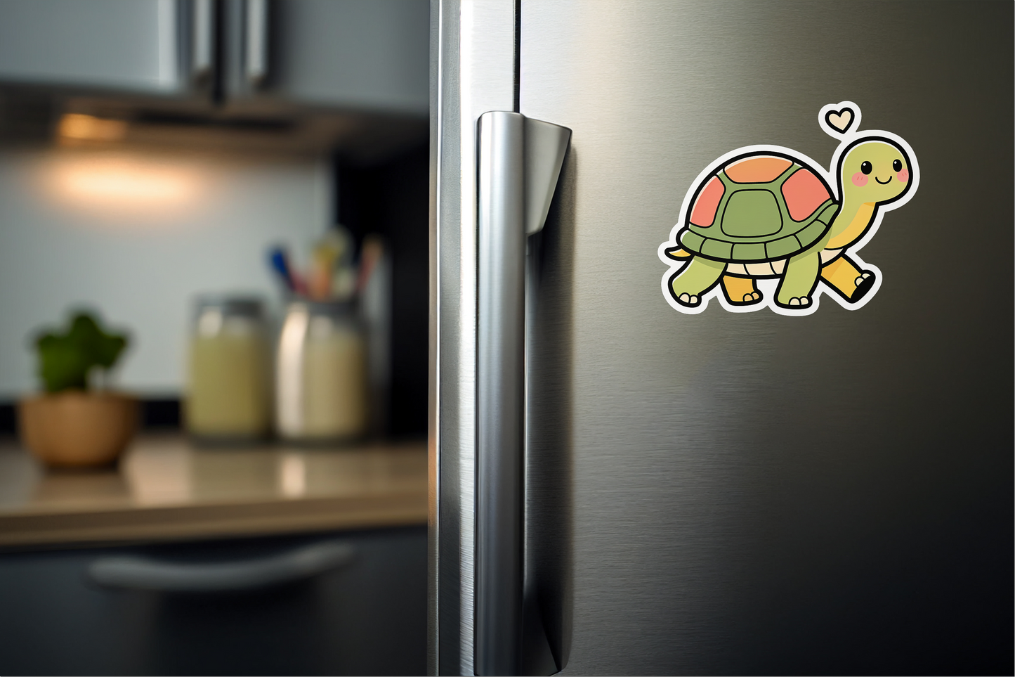 One Step at a Time – Kawaii Wellness Vinyl Sticker