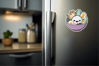 Pastel Ramen Vibes - Viral Noodle Bowl Vinyl Sticker