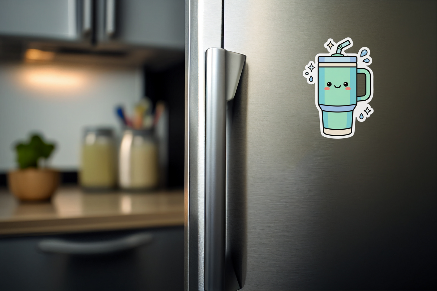 Drink Your Water – Kawaii Wellness Vinyl Sticker