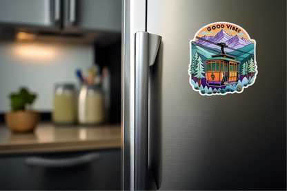 Good Vibes Gondola – Adventure Mountain Decal