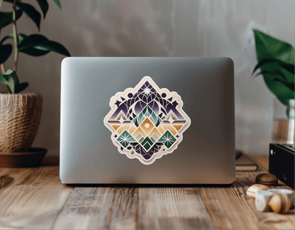 Mystic Festival Picnic Geometric Vinyl Sticker