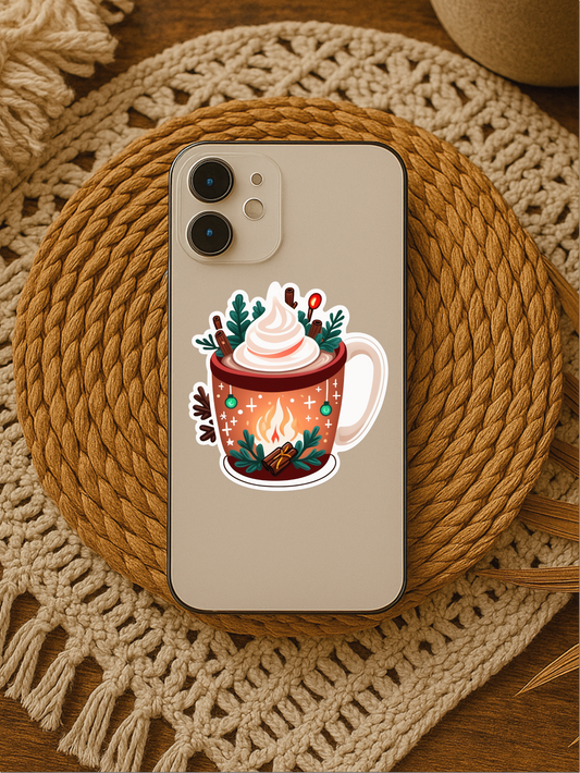 Festive Cozy Holidays Sticker