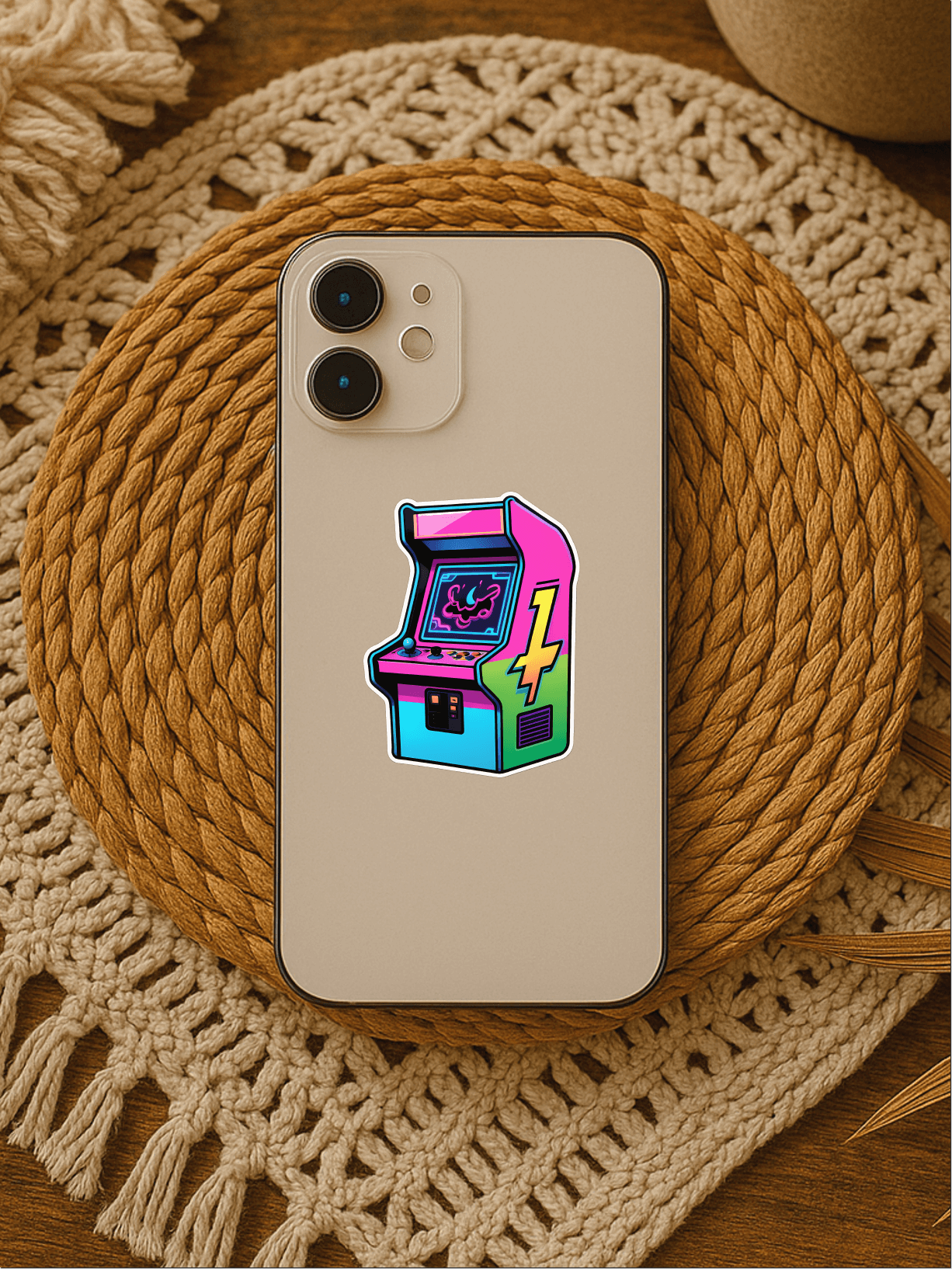Retro Esports Arcade Vibes Vinyl Sticker