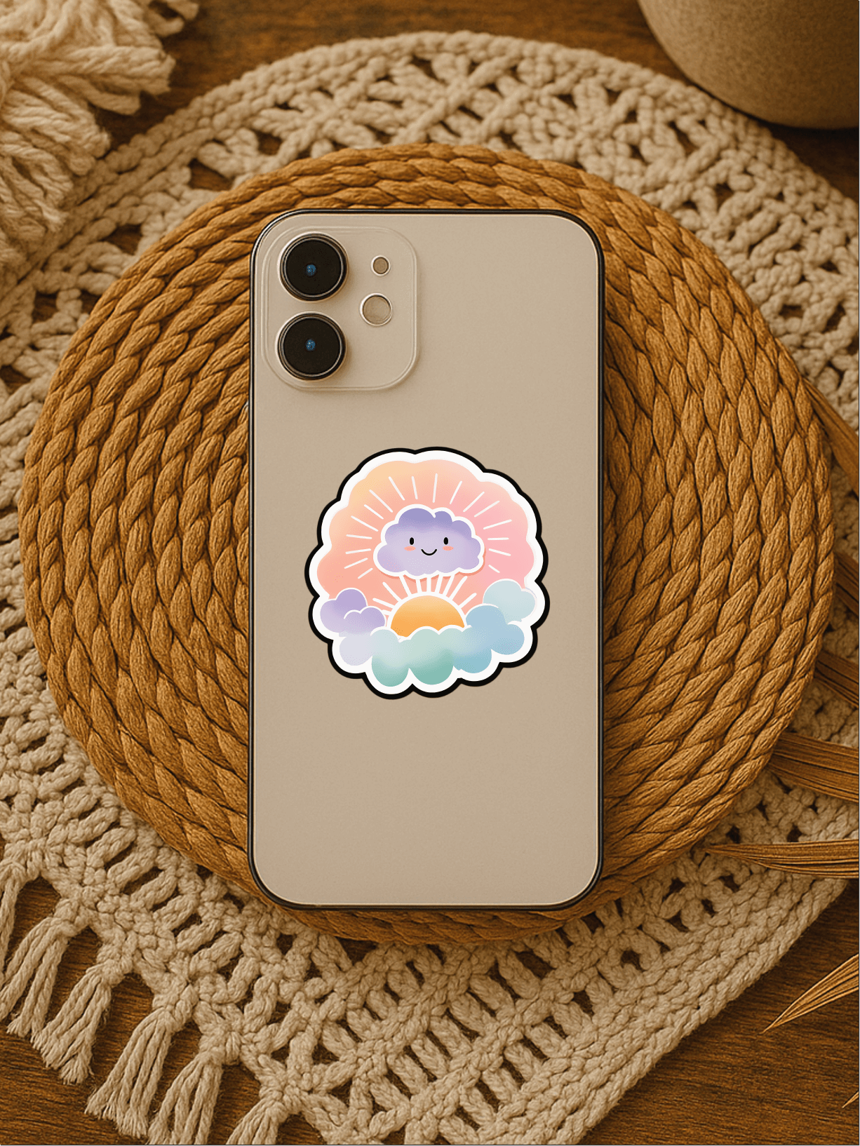 Inner Glow Affirmations - Wellness & Positivity Vinyl Sticker