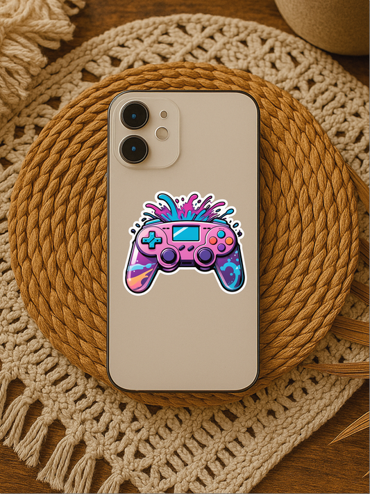 Game Time Energy Anime Controller Sticker