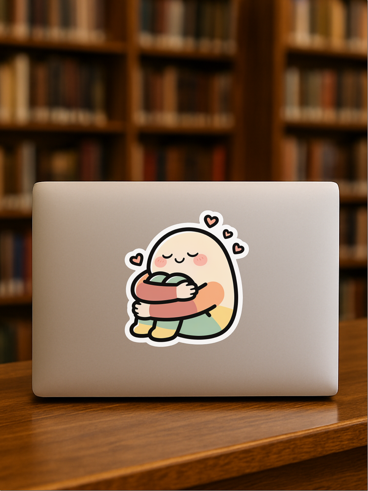 Be Gentle With Yourself – Kawaii Wellness Vinyl Sticker