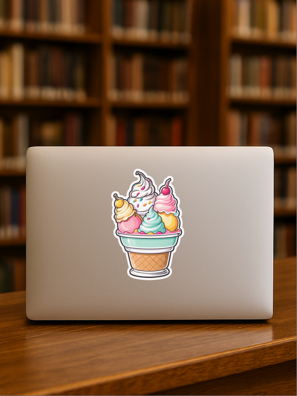 Pastel Ice Cream Suandae Vinyl Sticker