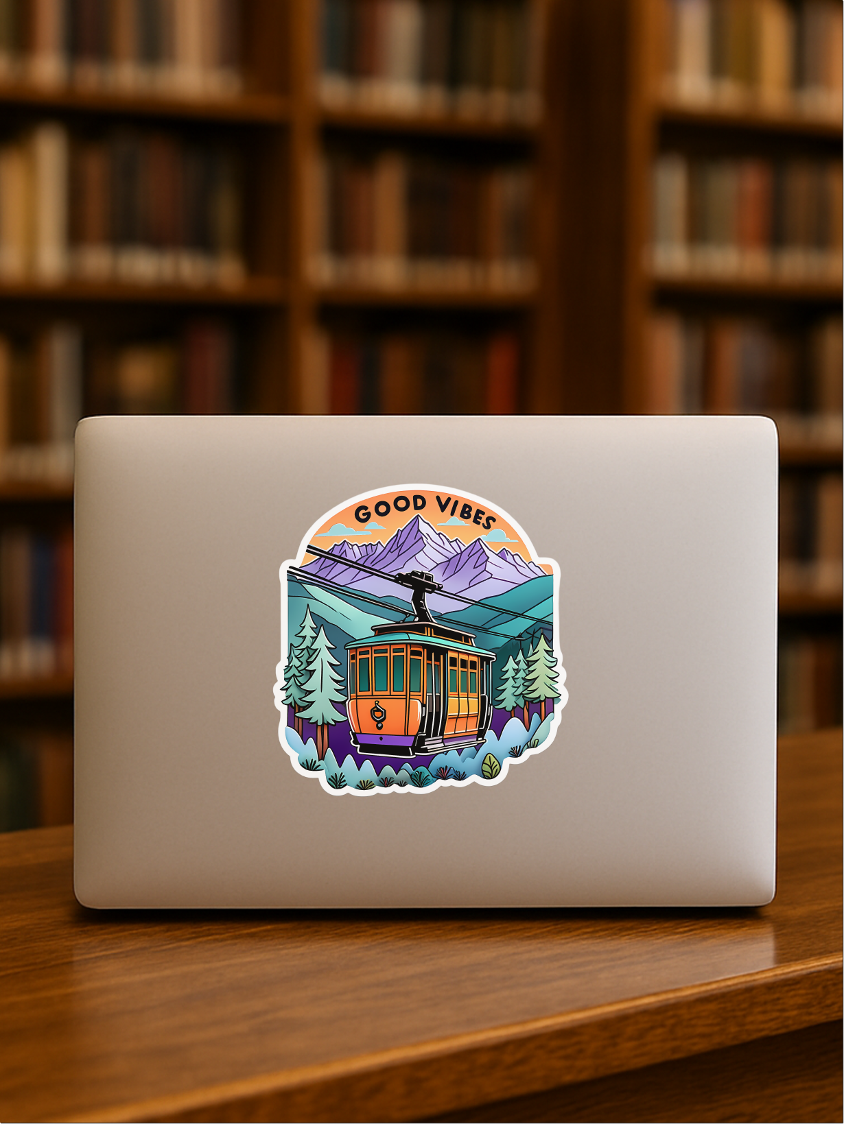 Good Vibes Gondola – Adventure Mountain Decal