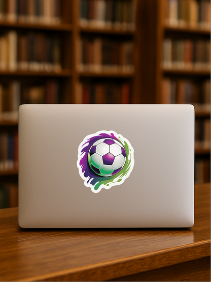 Modern Soccer Hype Vinyl Sticker